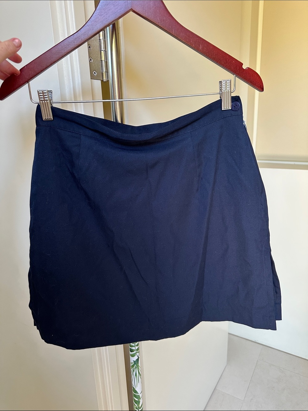 Classic Navy Mini Skirt - Women